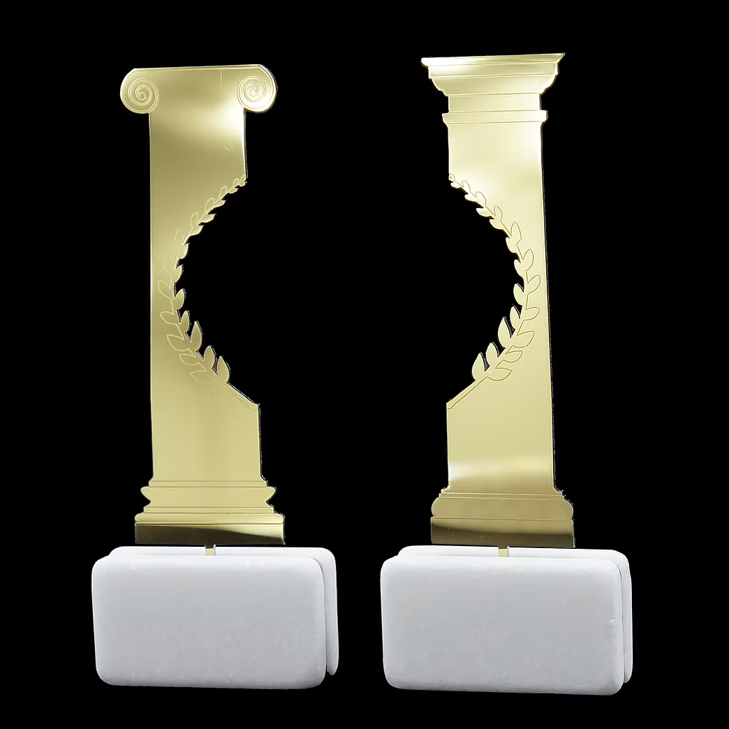 Ionic column and Doric column with Olive wreath pattern – GREEK SALES ...