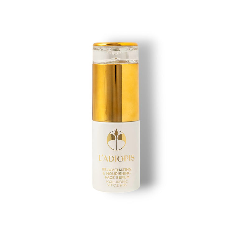 REJUVENATING & NOURISHING FACE SERUM   HYALURONIC VIT C,E & B5   30ml