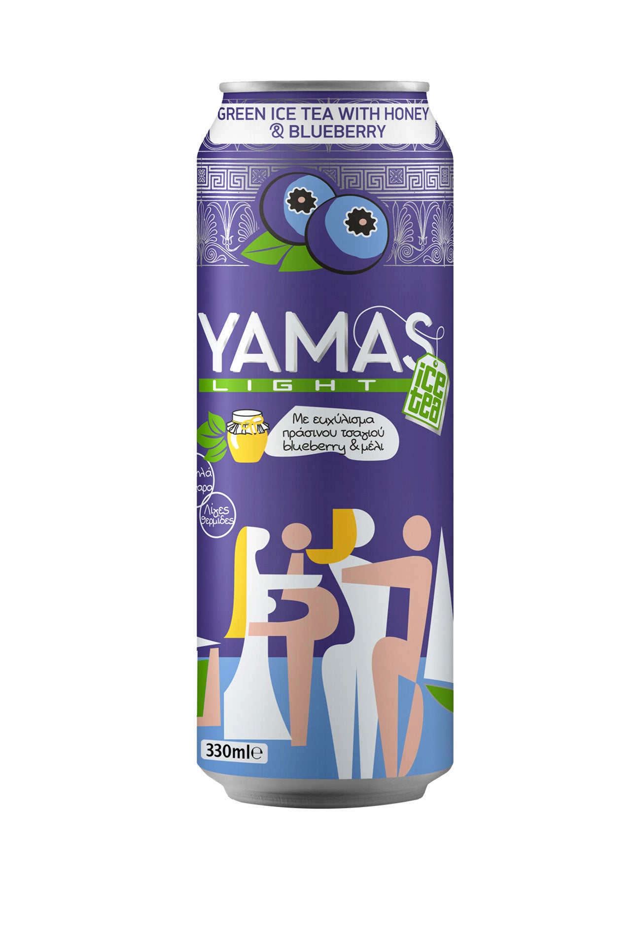 YAMAS LIGHT ICE TEA: GREEN TEA WITH BLUEBURRY AND HONEY 330ml/11oz ...
